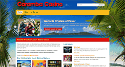 Desktop Screenshot of carambacasino.com